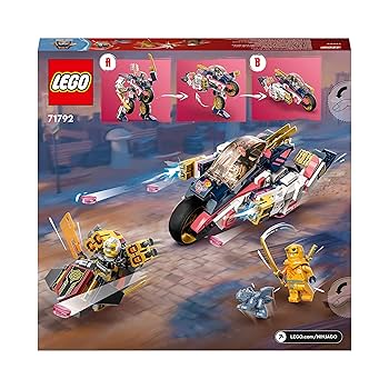 LEGO 71792 NINJAGO Mech Sory zmieniający się w motocykl
